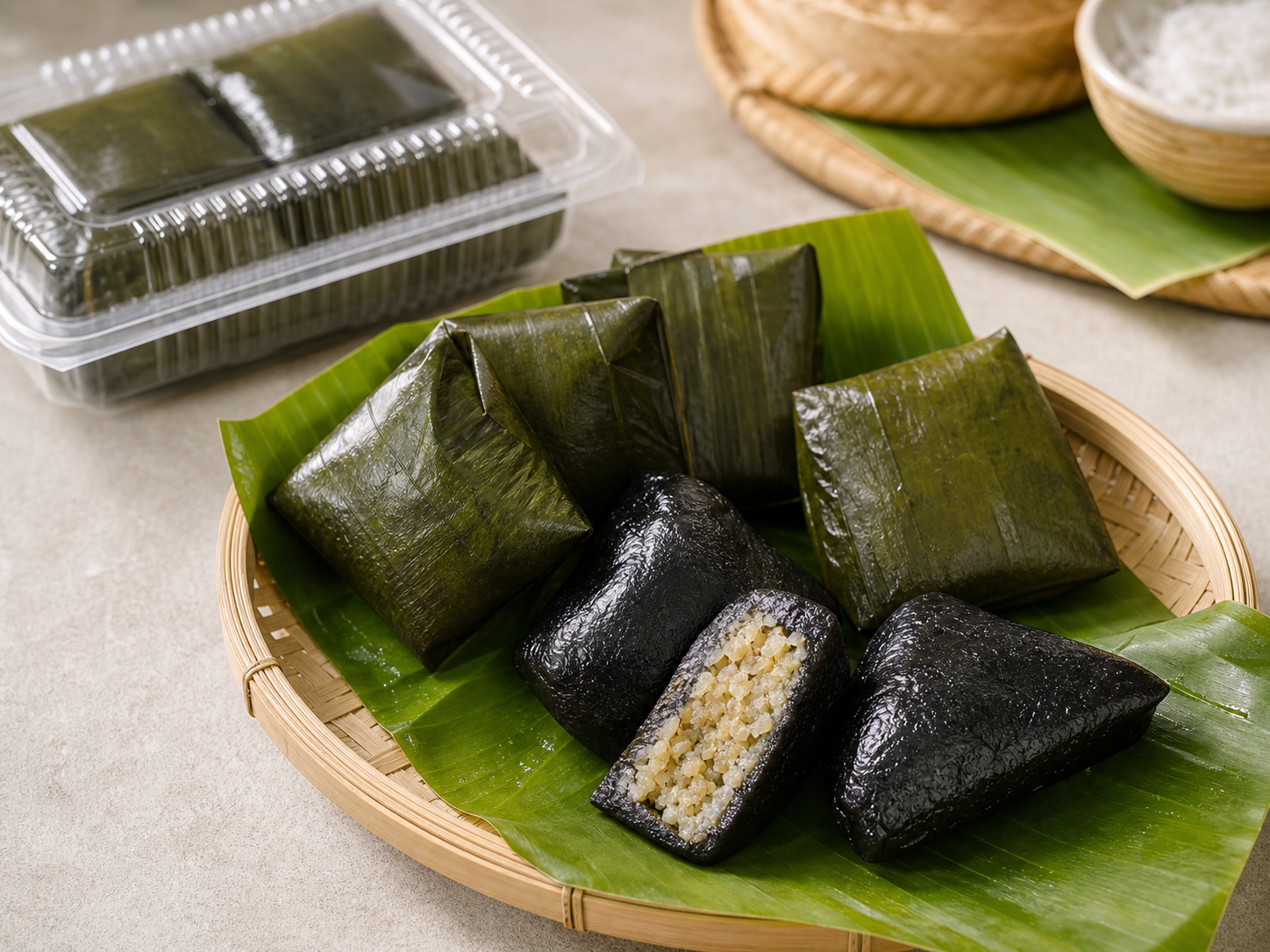 Bánh ít lá gai Phú Yên hộp 10 cái